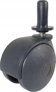 Premium Zestaw kołowy meblowy skrętny 40mm trzpień+tuleja