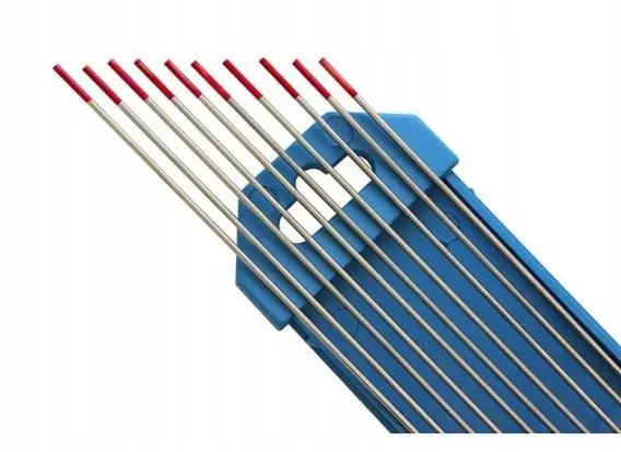 Nowość Elektroda nietopliwa TIG WT20 1.2x150mm czerwona