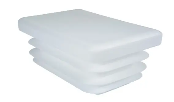 Oryginalny Zaślepka profila biała 10x25mm prostokąt 5szt.