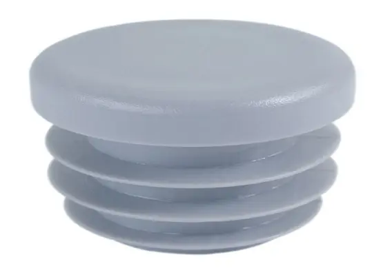 Zaślepka profila szara fi 38 okrągła 5szt. Premium