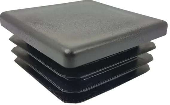 Zaślepka profila czarna 12x12 mm kwadrat 5szt. Wyprzedaż