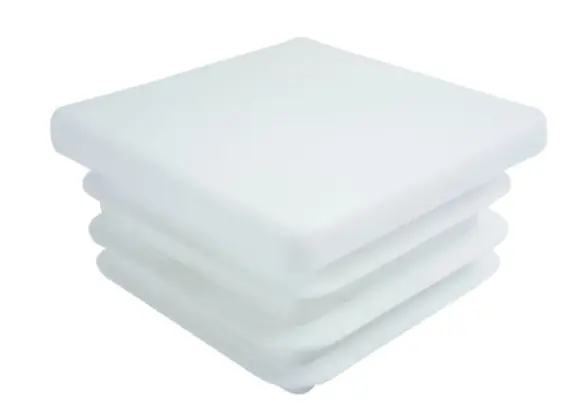 Rabat Zaślepka profila biała 12x12 mm kwadrat 5szt.