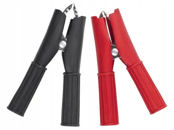 Szybka dostawa ZŁĄCZE KROKODYL 30A IZOLOWANE CZERWONE DŁ. 74MM