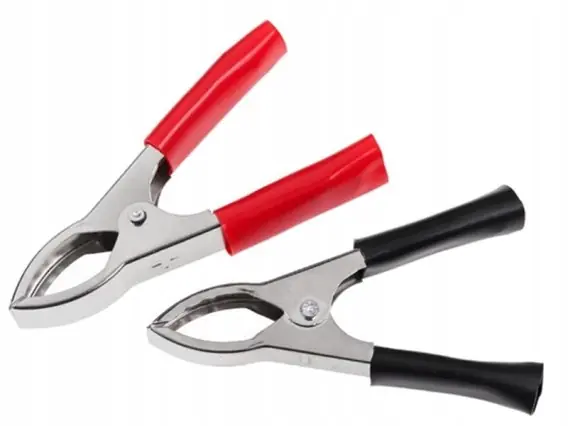 Najlepsza cena ZŁĄCZE KROKODYL 30A CZARNE DŁ. 75MM