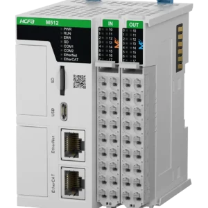 Darmowa dostawa Sterownik PLC HCM512-32MT4-D, 24VDC, I/O: 16DI/14DO/2HSI/4HSO(200kHz), wyjścia tranzystorowe, EtherCAT Master/CANopen/Ethernet (Modbus TCP/IP), 16-osi rzeczywistych EtherCAT