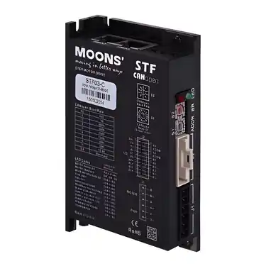 Wysoka jakość Sterownik silnika krokowego MOONS' STF03-EC 3A 12-48VDC EtherCAT/Qprogrammer