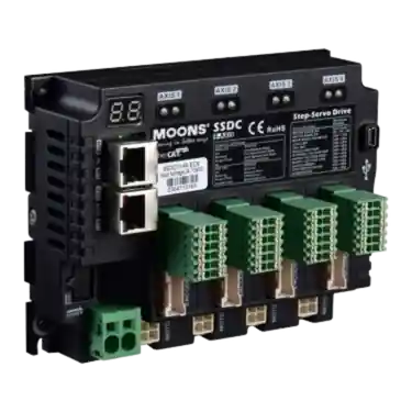 Autentyczny Sterownik silnika serwokrokowego MOONS' SSDC03-A 12-48VDC 3A Pulse/ Analog / Qprogrammer / Modbus/RTU (1 axis)