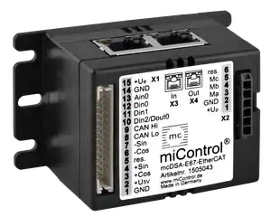 Wysoka jakość Sterownik silników DC/BLDC mcDSA-E67-EtherCAT 9-60VDC max.15A EtherCAT