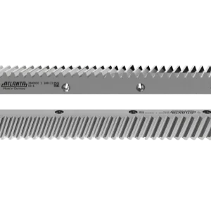 Autentyczny Listwa zębata ATLANTA 29 20 158, Moduł 2 24x24x1500mm, zęby skośne, hartowane, klasa dokładności 8h; otwory montażowe