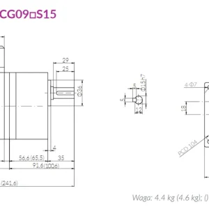 Wysoka jakość Motoreduktor kompaktowy AC LiMing CM09IG90TBFT/CG09B18S15