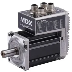 Zwrot pieniędzy Serwosilnik zintegrowany MOONS' MDXL61GN3RA000 200W 24-60VDC, IP65, enkoder inkrementalny 16-bit, RS485/Modbus RTU/ Qprogrammer, radiator slim