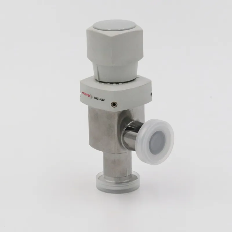Oryginalny Pfeiffer Vacuum EVB 016 SA Ręczny podciśnieniowy zawór kątowy PFA31002