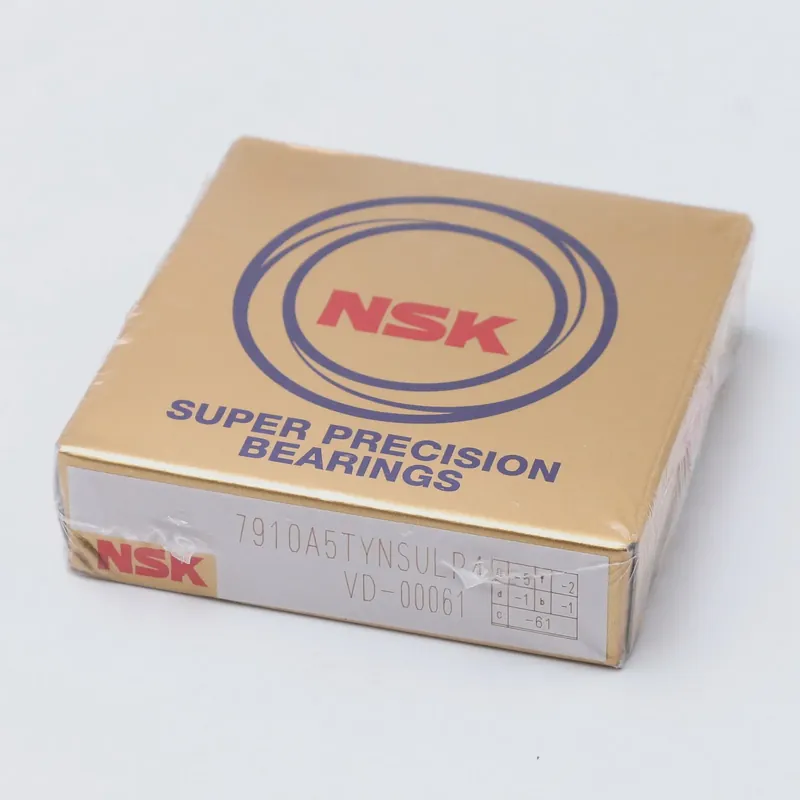 Wyprzedaż NSK 7910A5TYNSULP4 Precyzyjne łożyska kulkowe skośne (D72 x B12 x d50)