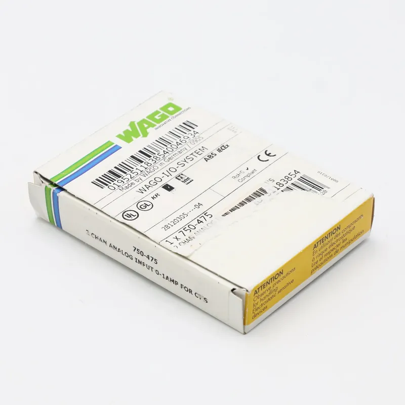 Nowość Wago 750-475 | 2-KANAŁOWE WEJŚCIE ANALOGOWE 0-1AMP DLA CTS