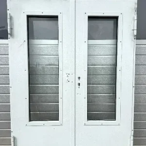 Darmowa dostawa Hörmann Drzwi techniczne Stalowe |Wymiar światła przejścia 1330×1975 mm | Dwuskrzydłowe