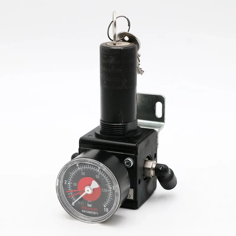 Oferta Rexroth 0821302434 Zawór regulacji ciśnienia z manometrem, blokowany