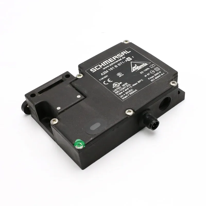 Oryginalny Schmersal AZM 161 B ST1-AS r Blokada elektromagnetyczna 1161631 z siłownikiem