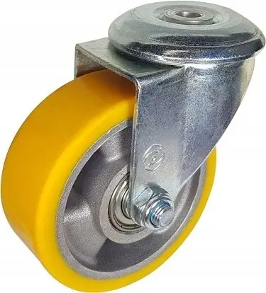 Zestaw kołowy skrętny 125mm nośn 300kg otwór 12,3 Wyprzedaż