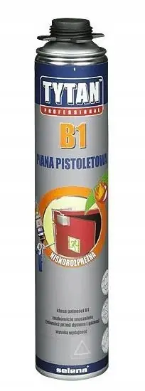PIANKA PISTOLETOWA TYTAN B1 750ML OGNIOODPORNA Kup teraz
