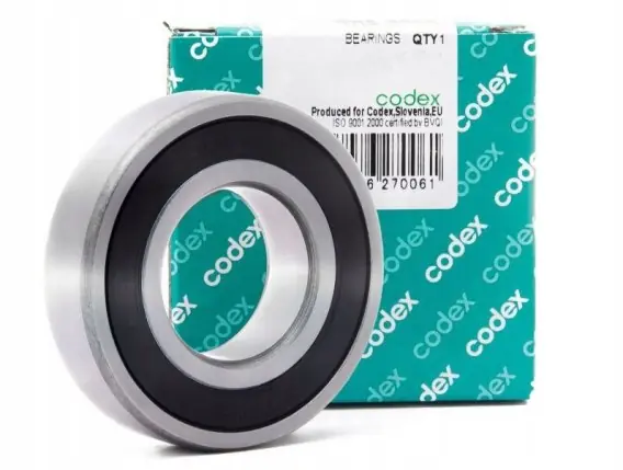 Niska cena 6006 2RSC3 CODEX Łożysko kulkowe 30x55x13