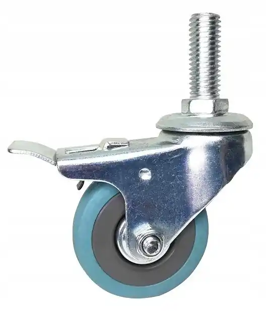 Darmowa dostawa Zestaw kołowy skrętny 50mm z trzpieniem i hamulcem