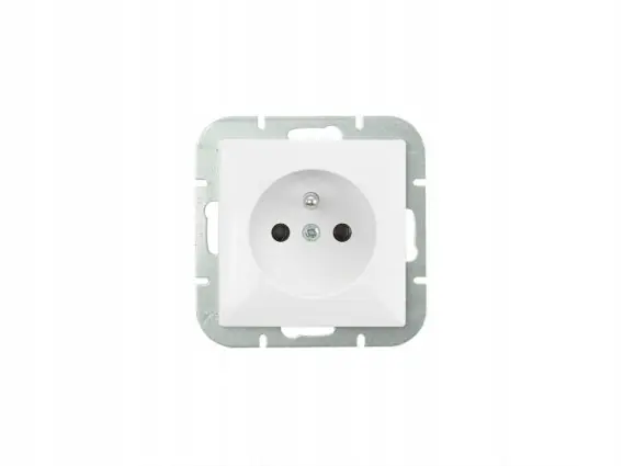 PERŁA GNIAZDO POJEDYNCZE P/T Z/U BIAŁE Niska cena